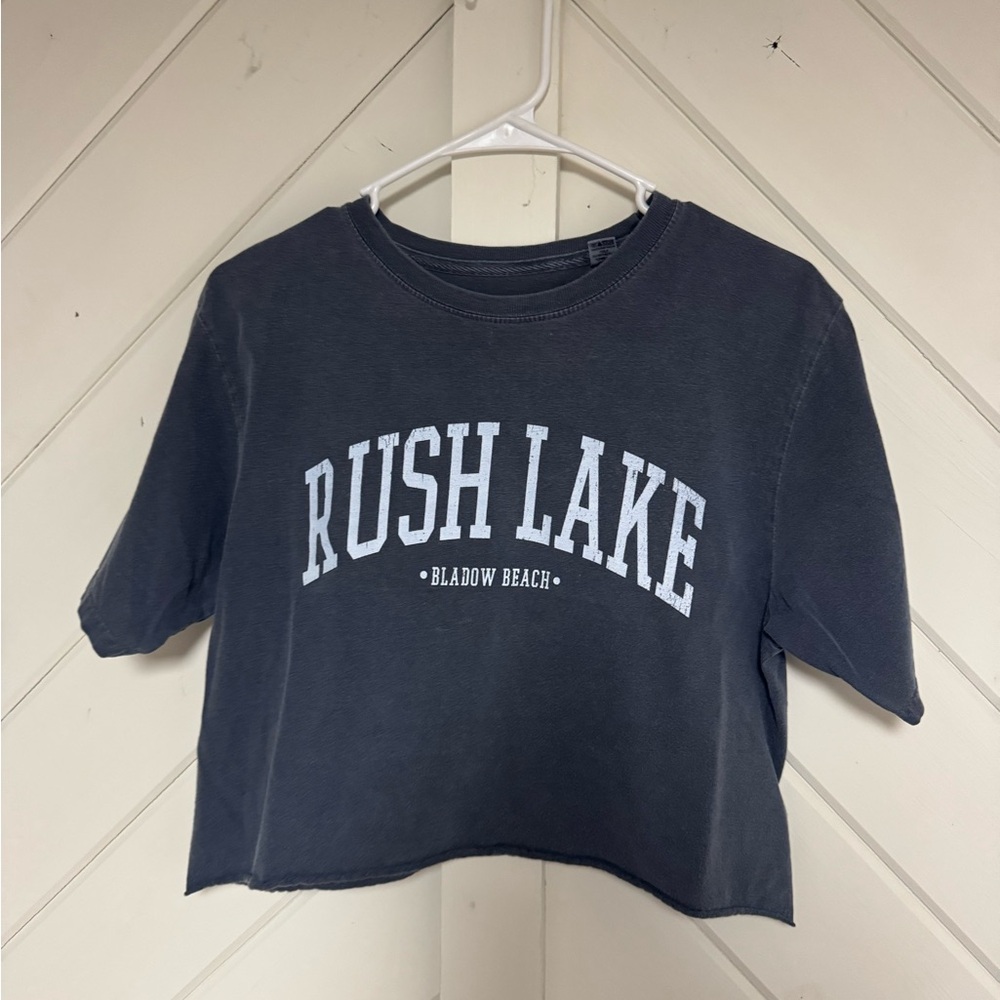 Rush Lake Graphic Crop Top